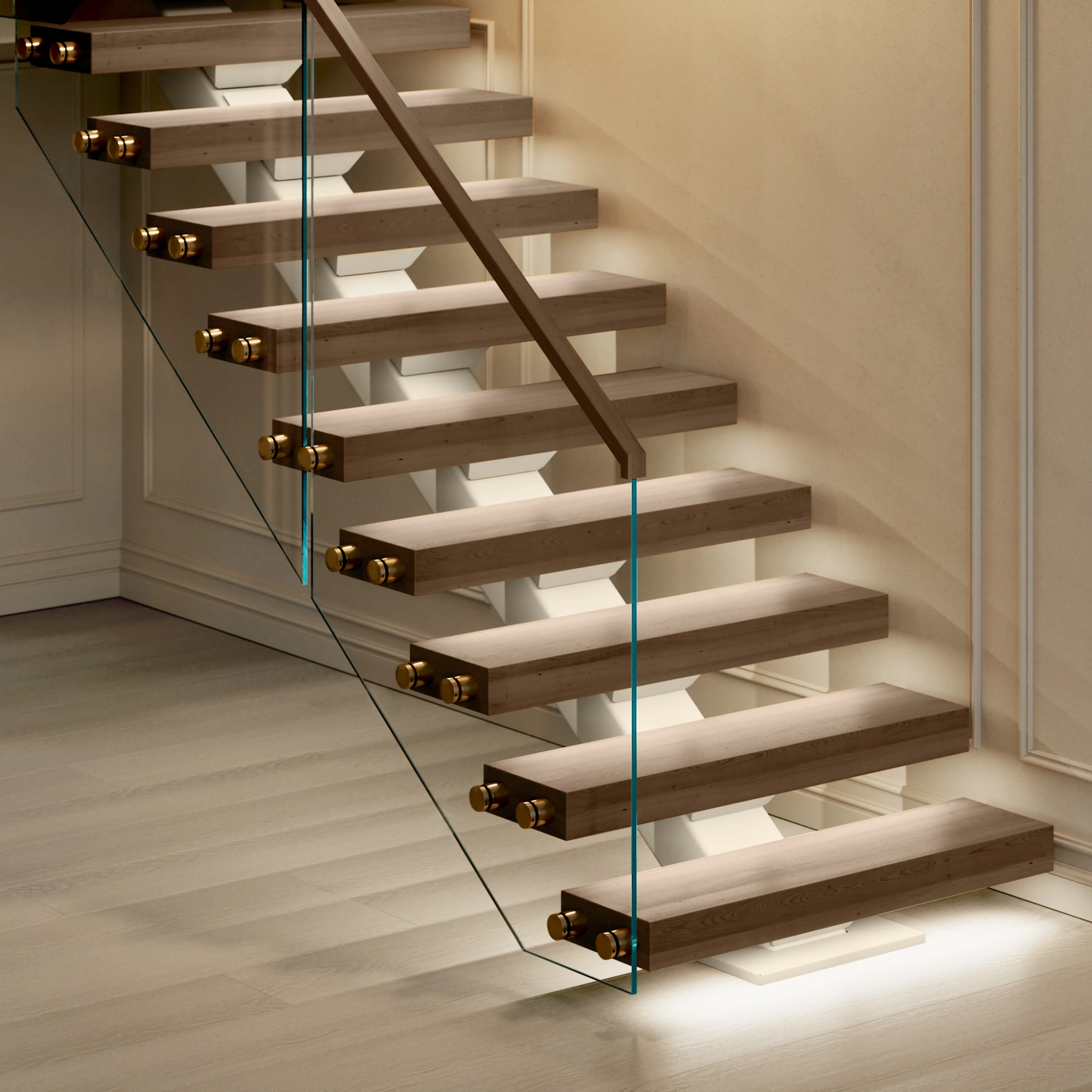 Standoff Pins shown on FLIGHT Mono with integrated LEDs.